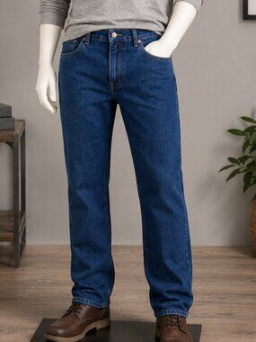 NWOT Men’s Rustler Blue Denim Jeans – Size 34x32